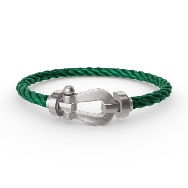 [Peak]FORCE LARGE HORSESHOE BRACELET - WHITE GOLD