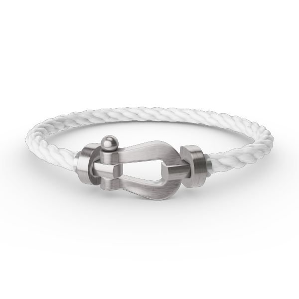 [Peak]FORCE LARGE HORSESHOE BRACELET - WHITE GOLD