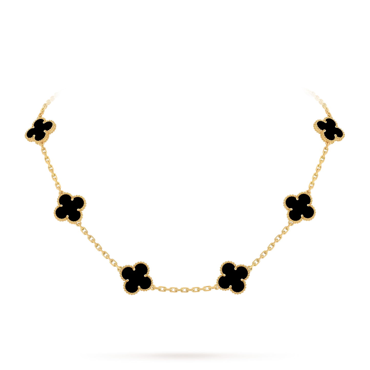 [Peak]CLASSIC LUCKY 10-MOTIF CLOVER NECKLACE GOLD COLLECTION